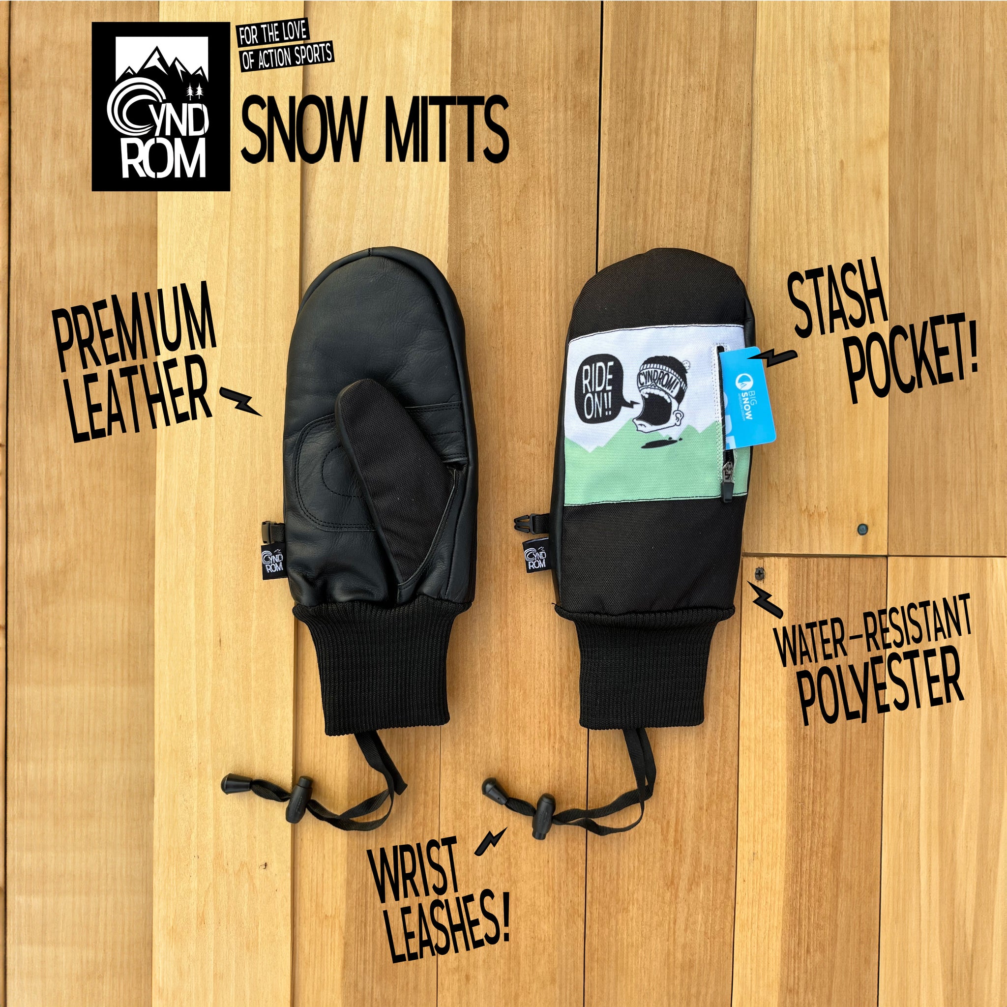 rome bronson len rk1 snowboard mitts Hermie Snow Mitts L/XL