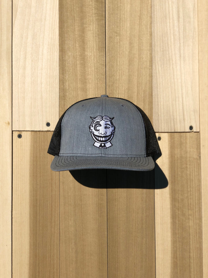 best surf hat, best trucker hat for surfing, asbury clown logo trucker hat, rope hat, surf hat, cool surf hat for men and women, trucker hat
