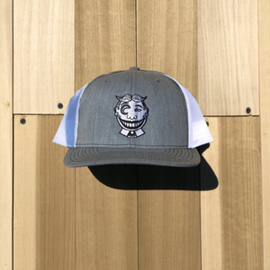 best surf hat, best trucker hat for surfing, asbury clown logo trucker hat, rope hat, surf hat, cool surf hat for men and women, trucker hat